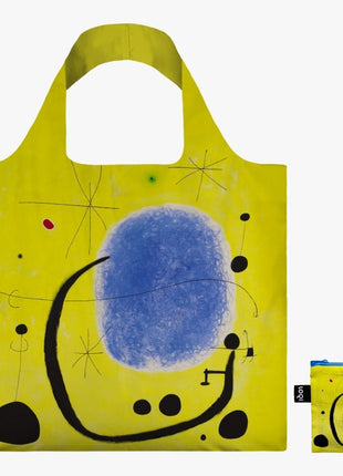 LOQI vouwtas - opvouwbare tas  / shopper Museum Jaon Miró - Gold of Azure