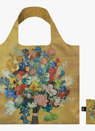 LOQI vouwtas - opvouwbare tas  / shopper Museum - Van Gogh 50 goud