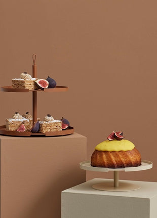 DesignBite Cake Stand - etagère 1 laags - taartstandaard clay