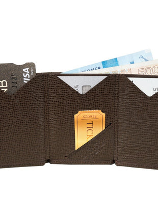Exentri Wallet secrid portemonnee pasjeshouder - mosaic bruin
