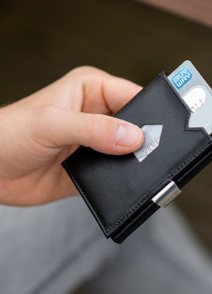 Exentri Wallet portemonnee pasjeshouder - zwart