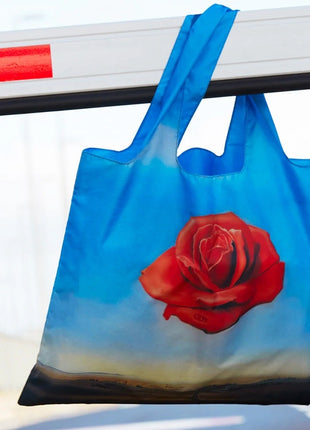 LOQI vouwtas - opvouwbare tas  / shopper Salvador Dali Mediative Rose