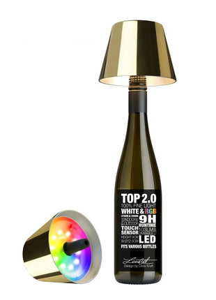 72551 Sompex TOP 2.0 flessenlamp accu led goud multi-colour