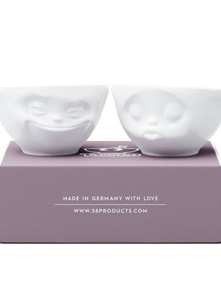 Tassen - Happy Faces schaal set 1 Kiss & Grin gezicht 200ml T.22.01 58products