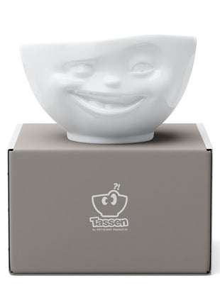 Tassen - Happy Faces - kom Winking knipoog - 500ml wit T.01.08.01 58products