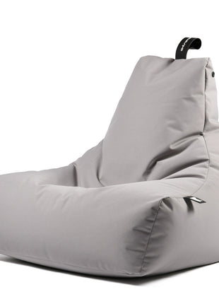 extreme lounging b-bag zitzak zitkussen zilvergrijs outdoor no-fade BAGB-13