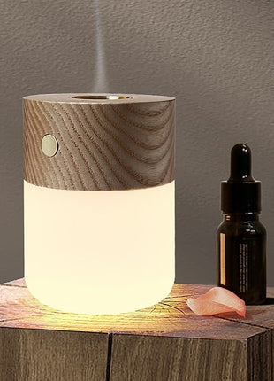 Ginko Design Smart Diffuser aromadiffuser oplaadbaar lamp walnoten  G017WT