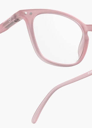 izipizi leesbril #e - roze - trapeze glazen - op sterkte -  unisex - bril lezen