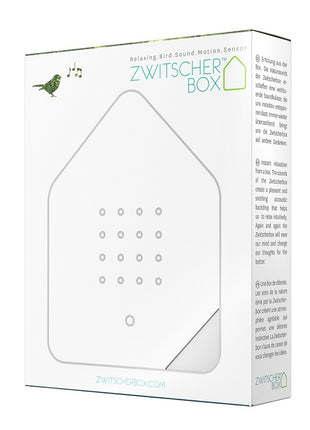 Zwitscherbox wit vogelhuisje sensor relaxound