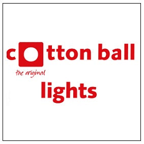 cotton ball lights lichtslinger gekleurde bolletjes en grote lampen