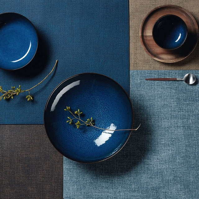 placemats pvc leer kunstleer sisal