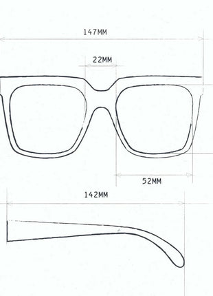 Okkia Roma zonnebril unisex zwart