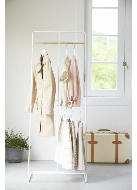 02738 Yamazaki Hanger Rack 1.1 - kledingrek / kapstok staand wit