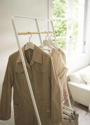 02738 Yamazaki Hanger Rack 1.1 - kledingrek / kapstok staand wit
