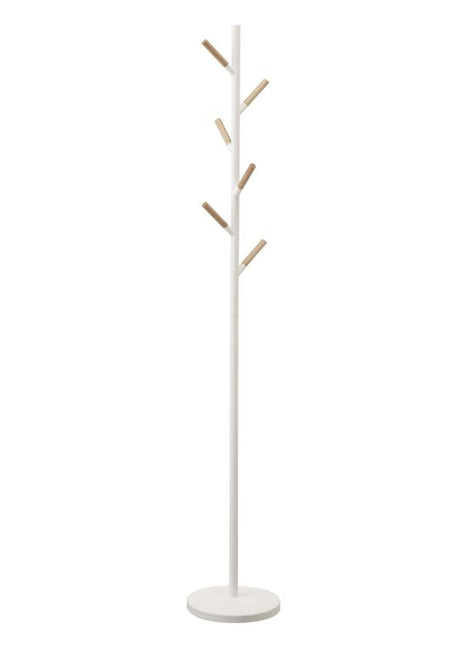 Yamazaki Plain Kapstok Pole Hanger - Wit