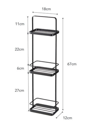 Yamazaki Tower Badkamerrekje hoog - Zwart