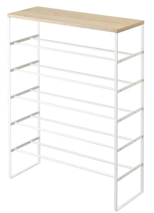 Yamazaki Tower Schoenenrek 6-laags wit 03669