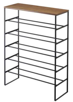 Yamazaki Tower Schoenenrek 6-laags zwart 03370