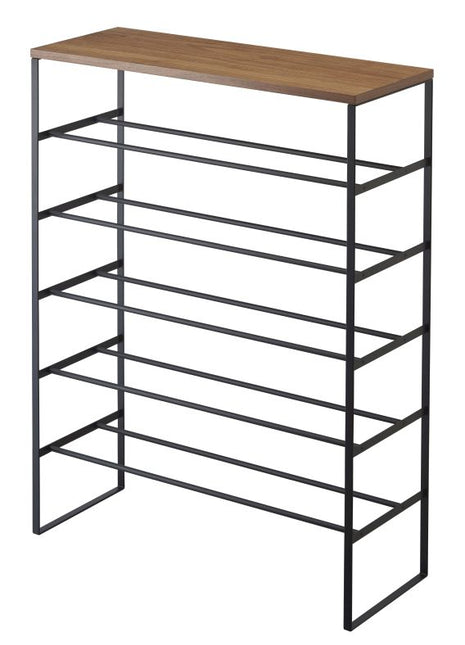 Yamazaki Tower Schoenenrek 6-laags zwart 03370