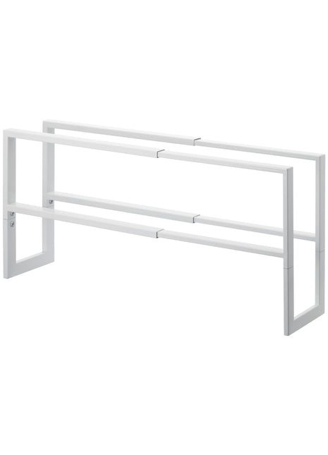 Yamazaki Line Schoenenrek uitschuifbaar 2-laags - Wit