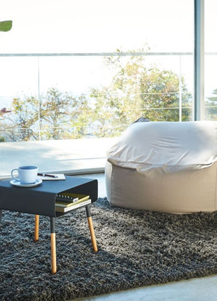 397015 Yamazaki Plain Bijzettafel laag - Zwart