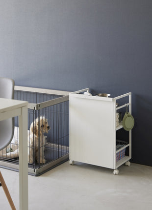 Yamazaki Tower Opbergtrolley 2-laags wit 397486