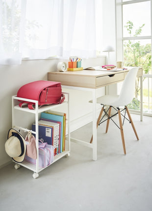 Yamazaki Tower Opbergtrolley 2-laags wit 397486