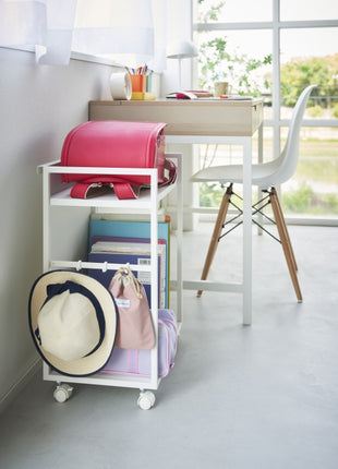 Yamazaki Tower Opbergtrolley 2-laags wit 397486