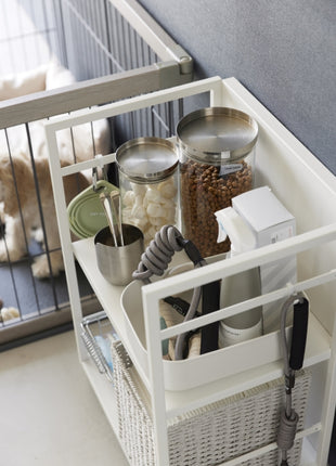 Yamazaki Tower Opbergtrolley 2-laags wit 397486