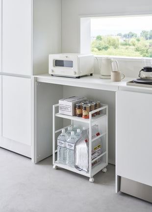 Yamazaki Tower Opbergtrolley 2-laags wit 397486