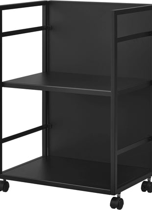 Yamazaki Tower Opbergtrolley 2-laags zwart 397487