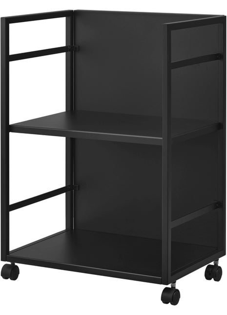 Yamazaki Tower Opbergtrolley 2-laags zwart 397487