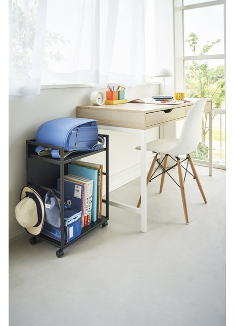 Yamazaki Tower Opbergtrolley 2-laags zwart 397487