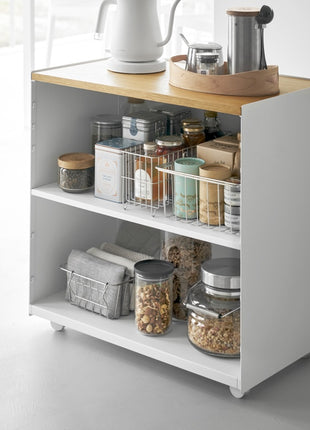 397586 Yamazaki Tower Opbergtrolley - Wit