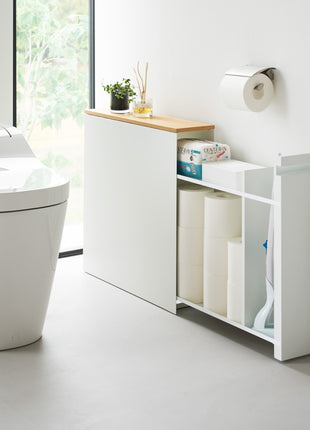 Yamazaki Tower Badkamerorganizer uitschuifbaar - Wit