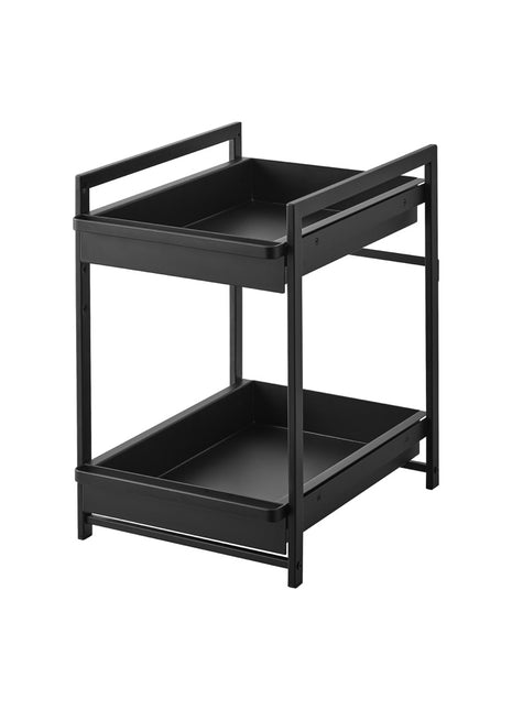 397597 Yamazaki Tower Keukenkast organizer 2-laags - Zwart