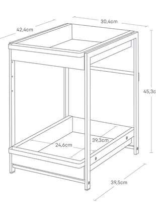 397597 Yamazaki Tower Keukenkast organizer 2-laags - Zwart
