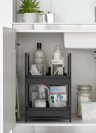 397597 Yamazaki Tower Keukenkast organizer 2-laags - Zwart