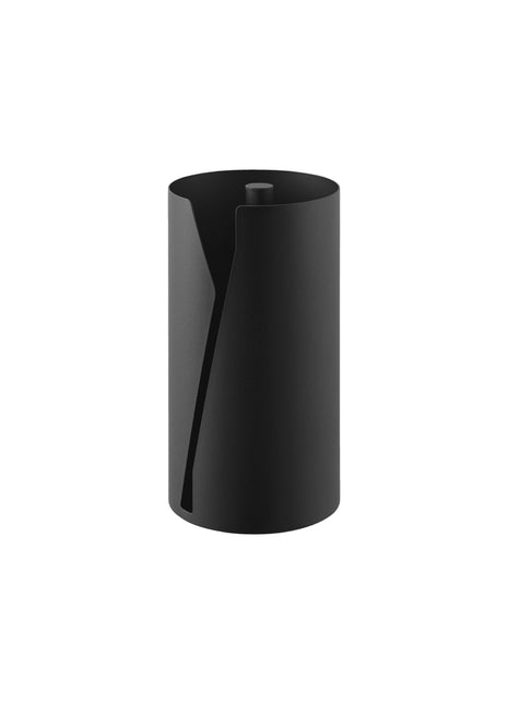 Yamazaki Tower Keukenrolhouder rond - Zwart
