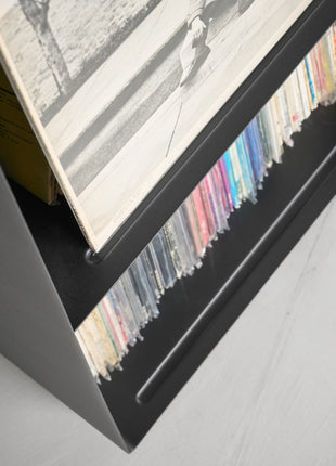 Yamazaki Tower Platenkast 2-laags op wielen Zwart 397704