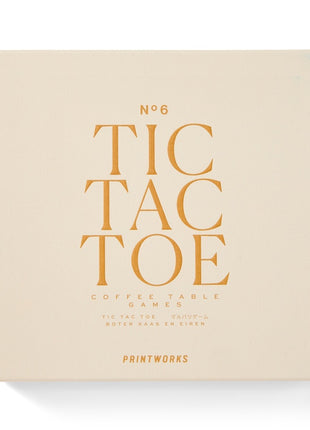 Printworks Spel Classic - Tic Tac Toe - boter kaas eieren - PW00689