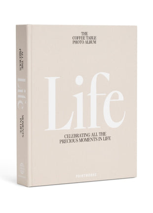 Printworks Fotoalbum Life - groot - Beige - PW00568