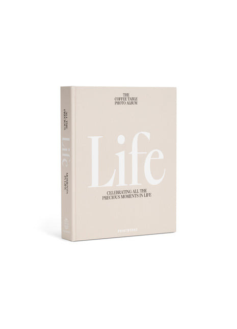 Printworks Fotoalbum Life - groot - Beige - PW00568