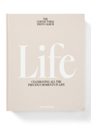 Printworks Fotoalbum Life - groot - Beige - PW00568