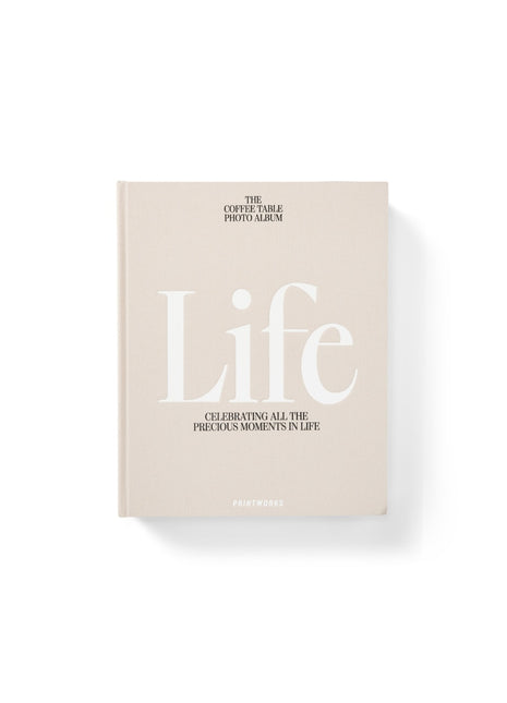 Printworks Fotoalbum Life - groot - Beige - PW00568