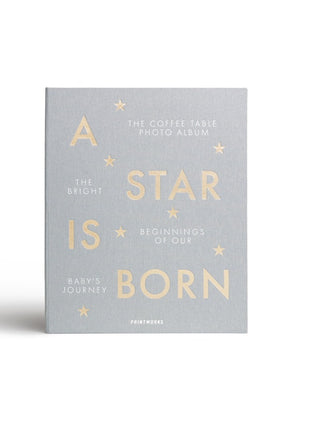 PW00723 Printworks Baby Album A Star Is Born fotoalbum Grijs