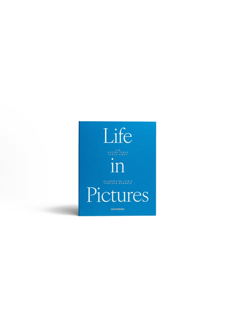 Printworks Fotoalbum - Life in Pictures - Blauw