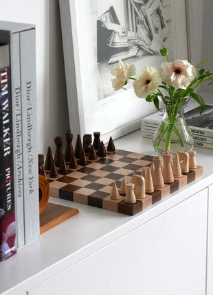 Printworks Spel - Chess Wood - schaakspel The Minimalist