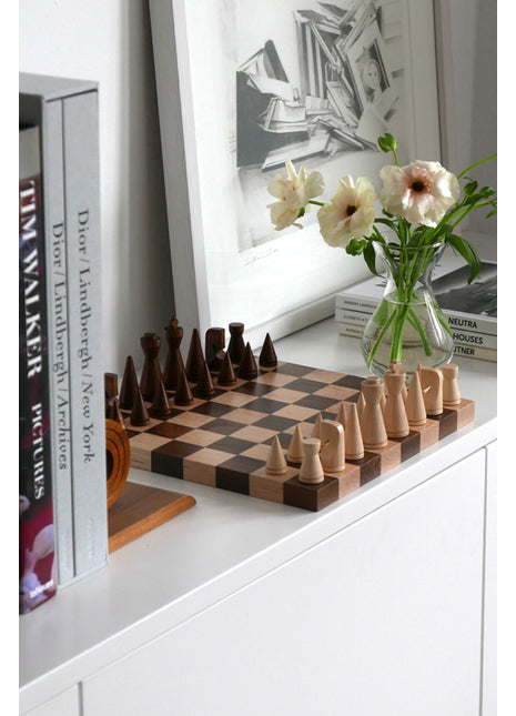 Printworks Spel - Chess Wood - schaakspel The Minimalist