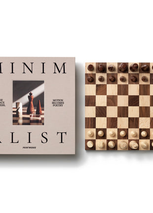 Printworks Spel - Chess Wood - schaakspel The Minimalist